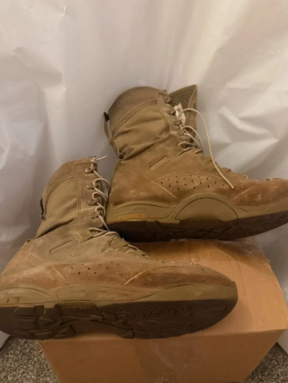 Tactical Research by Belleville ALPHA Military Boots Coyote Brown Size 11R